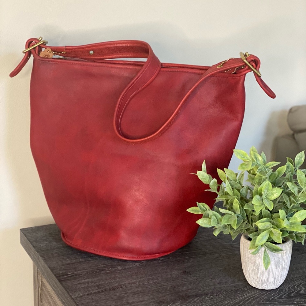 ✨Vintage Coach XL Feed Sac Duffle